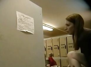 Greatly shaped booty and tits for dressing room spy cam