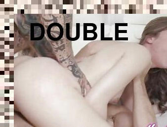 Coed Cutie's 1st Double Vag featuring Renee Rose with Kai Jaxon and Uncut James