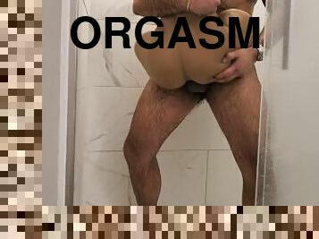 Hot Guy Pounds Pussy In The Shower  Loud Moaning Orgasm - preview