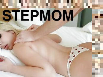 stepmom asked for a massage but stepson started sex!