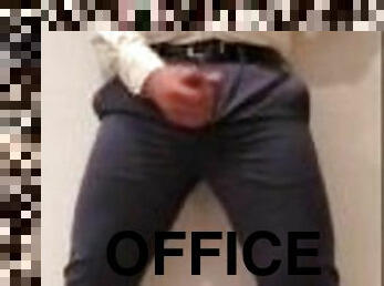 Office sex worker in a private show