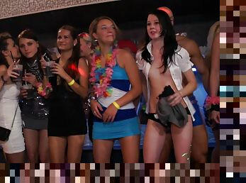 Organised party turns into a captivating orgy scene along drop dead gorgeous chicks