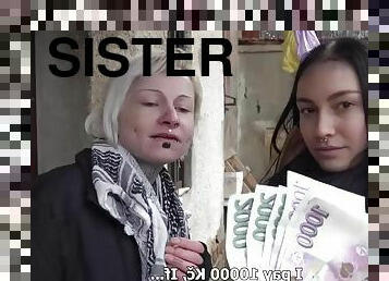Dude Fucks Sisters for Money