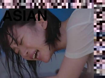 Small tits Asian in wet tshirt Yura Kano - Japanese homemade porn with cumshot