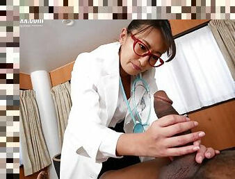 Japanese lewd female doctor incredible xxx video