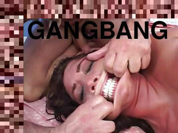 Cody Lane rough gangbang porn video