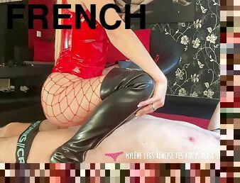 Vends-ta-culotte - A superb French dominatrix takes good care of her slave