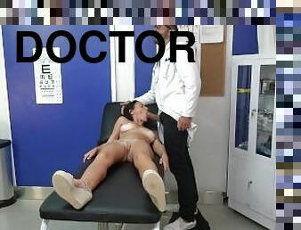 Doctor with huge cock seduces busty patient latina with big ass