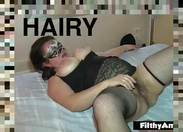 Bbw hairy pussy! Ass licking and double penetration!