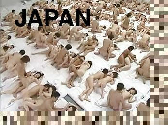 Massive Japanese orgy sports event