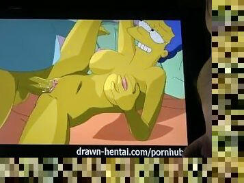The Simpsons Porn Anime Hentai Homer Cums In Marge's Face By Seeadraa Ep 232