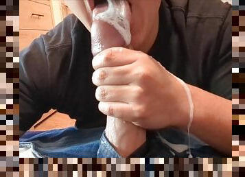 Next door neighbor with a big dick gives me a huge load!