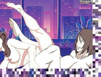 Lesbian Scissoring Hentai Cartoon Anime