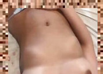 Teen latina showing big boobs and asking for cum