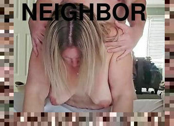 The married neighbor loves using my ass when his wife is gone