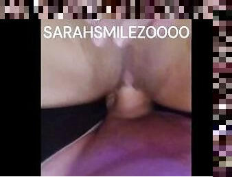 Sarah Smiles0000 Squirts on my cock before I creampie her pussy then lick her clit