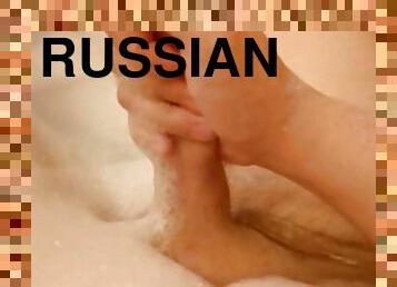HOT RUSSIAN TEEN BOY JERKING OFF IN BATH