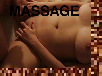 wanted a massage and I a happy ending! So I came on her BIG TITS - Hd
