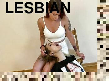 lesbisk, slave, perverst, fetish, elskerinde, dominans, femidom