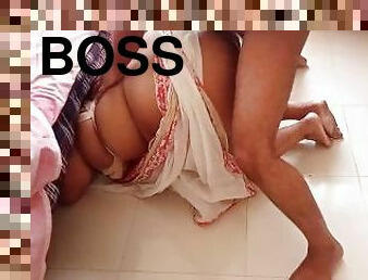 Boss helps Indian maid when she comes to work in Saudi Arabia & gets stuck under owner's bed - Anal