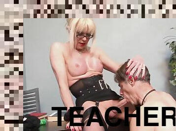 Joanna Jet is a naughty English Teacher with a nasty surprise under her