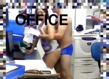 Office sex from hidden cam