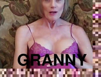 Granny talks about her first creampie