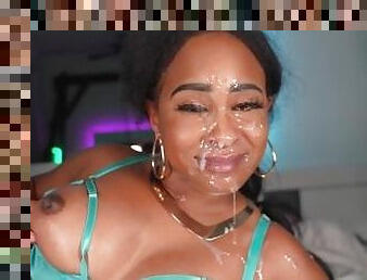 Princess Jasmine getting COVERED IN CUM …….. NyNy Lew