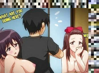 ????He was quiet in his room... until his BUSTY stepsisters came in ????