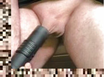 Vacuum Cleaner Dick Masturbation attempted by rigging up my Penis Pump Cylinder (Trial & Error)