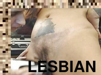 Lesbians Shave Each Others Hairy Pussies