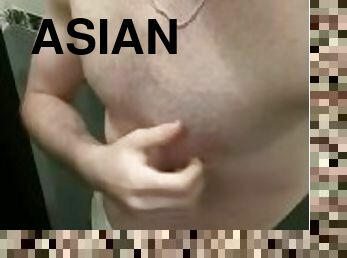 asiatisk, onani, monster, udløsning, kæmpestor-pik, teenager, bøsse, afrivning, sperm, europæisk