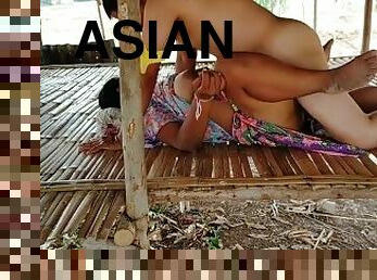 Big Tits Asian Outdoor 2