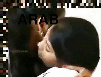 arabisk, kyssende