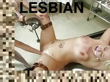 Lesbian fisting and pussy abuse in BDSM scene