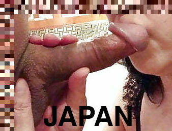 Japanese wife blowjob