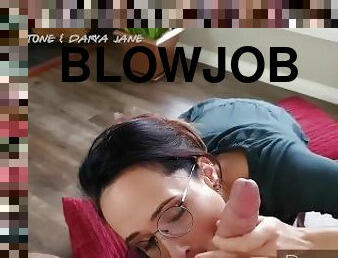 Blowjob and Sucking Balls to Blasting Cumshots