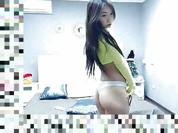 Young anime webcam model, Asian pussy, naked tits, masturbat
