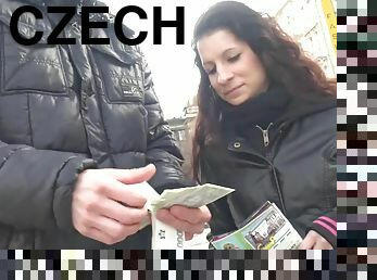 Czech cuckold sex for money