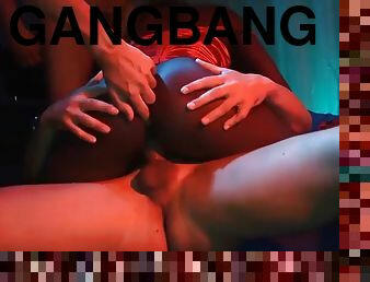 REALGANGBANGS - Extreme German Interracial Sex Orgy Bubble Butt