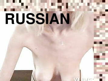 Russian milf with beautiful saggy boobs (short version)