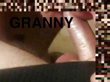 This very experienced granny shows how to suck cock deep