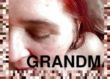 giving milk to grandma
