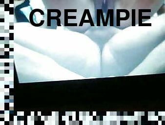 creampie to my wife ( old video ) 