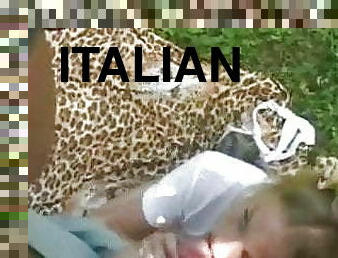 Italian dad punishing his daughter