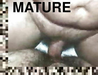 Mature gay bear daddy fucks hairy younger guy in the ass