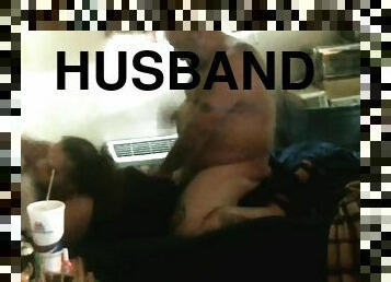 Husband and Friend Sport Fuck wife. And takes two inside