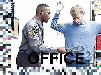 Blonde jock pounded doggystyle raw by BBC police officer