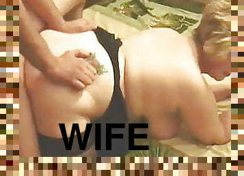 Fat hot wife fucked in front of #hubby