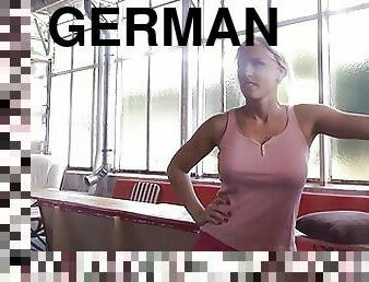 German MILF Blanche Has Cheating Creampie Drip Sex with Stranger